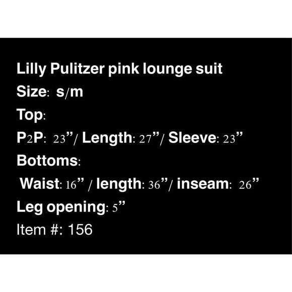Lilly Pulitzer UPF50 top and jogger set size small/medium in Roxie Pink - Picture 8 of 16